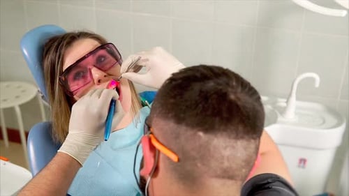 Laser Teeth Whitening at the Dental Clinic