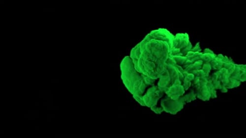 Colorful Green Smoke