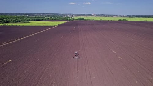 Tractor on the Field