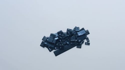 keyboard loose computer keyboard letters