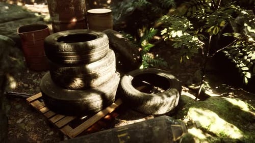 Garbage Dump in the Woods