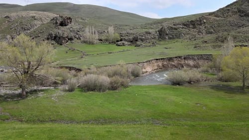 spring river landscape nature