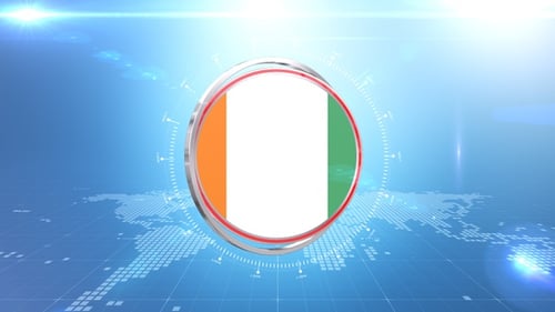 Modern Broadcast Circle Frame Reveal