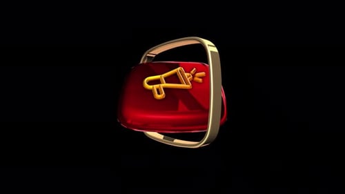 Latest News Rotating Sign 4K