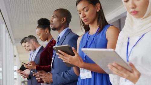 Focused Group Using Technology at a Conference