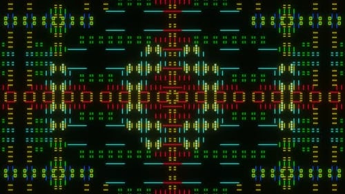 Abstract Flickering Mosaic Background 02