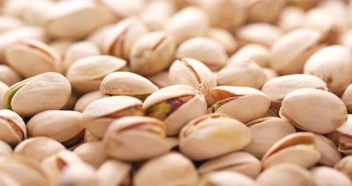 Pile of Pistachios Close-up Food Footage