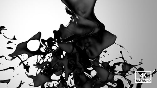 Black Paint Jet Stream Splash V5