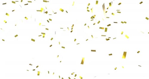 Confetti falling