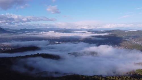 Fog Aerial View