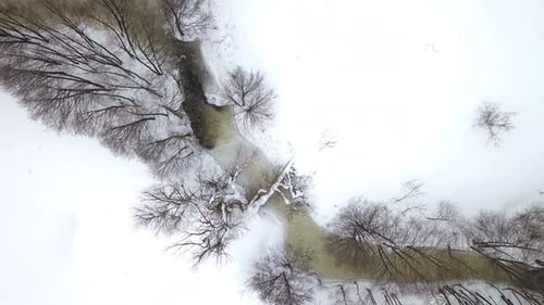 Winter River Natur
