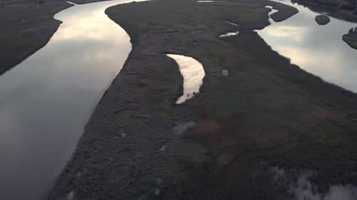 Lecho curvo del río