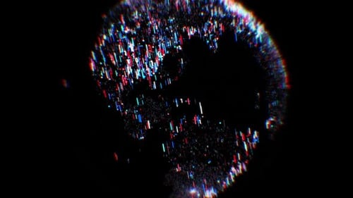 Holographic Earth Close Up