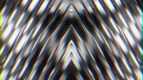 Silver Symmetrical Wall Background Loop with Screen Distortion