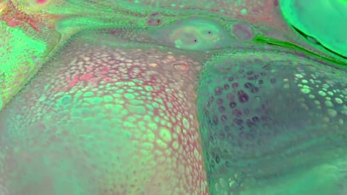 Colorful Fluid Ripple and Flow Abstract