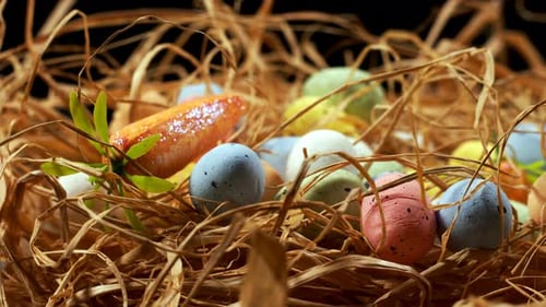 Colorful Traditional Celebration Easter Paschal Eggs 48
