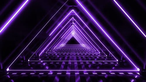 Vj Triangle Background Loop