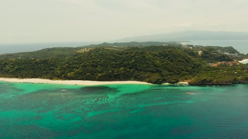 Tropical Beach and Blue Lagoon