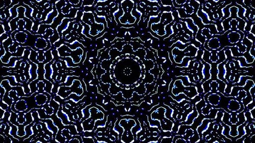 Dynamic Kaleidoscope Motion Background Loop