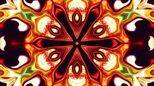 Luz abstracta brillante que gobierna a todo color, caleidoscopio