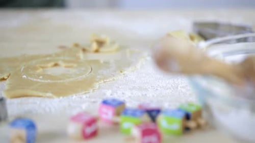 Making Cookies with Cookie Cutters At Home