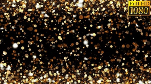 Gold Particle Background Loops Pack V1