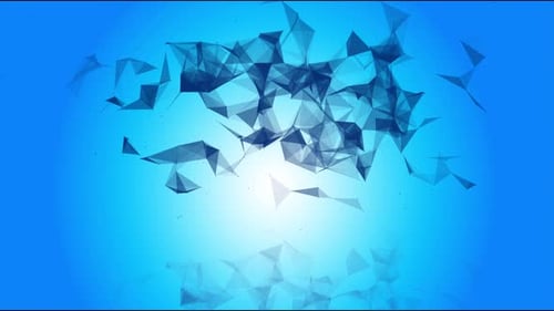 Abstract Blue Plexus Network Connection Background
