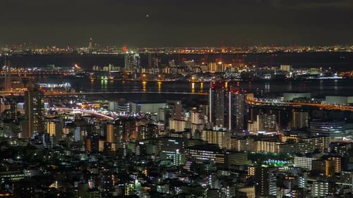 Kobe Seaport Waterway Transport Japan Timelapse