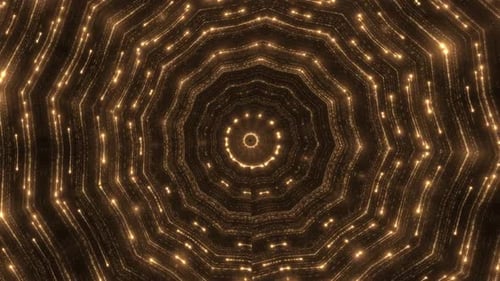 Abstract glowing light pattern