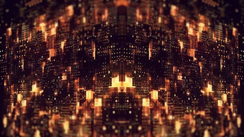 Abstract Futuristic Grid