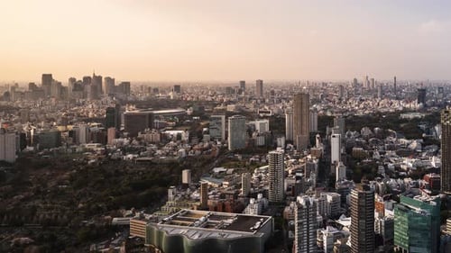 time lapse of Tokyo city, Japan