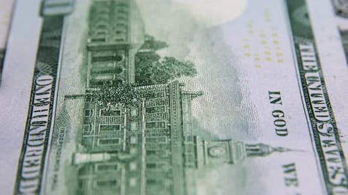 Notas de dólar americano, papel-moeda, moeda da taxa de câmbio. Notas em dinheiro. O conceito de finanças