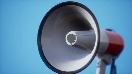 Elektrischer Retro-Lautsprecher Megaphon
