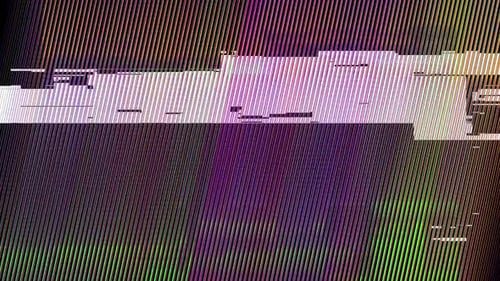 Digital Glitch Transition with Error Noise Overlay Effect
