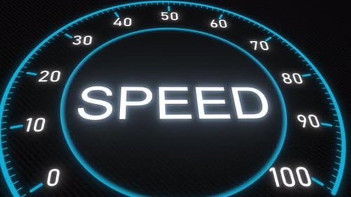 Speed Futuristic Meter or Indicator