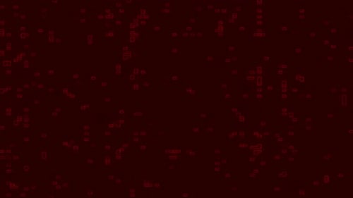 4K Red Digital Background Seamless Loop V4