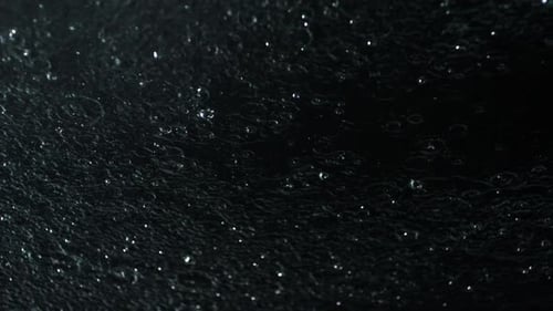 Wassertropfen und Welligkeit, Zeitlupe