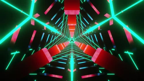 Túnel Vj Loop Sci Fi Space 4K ProRes