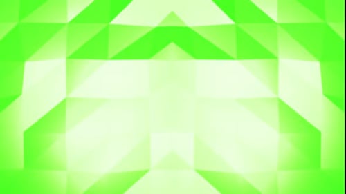 Green Abstract Geometric Polygonal Animated Background Loop