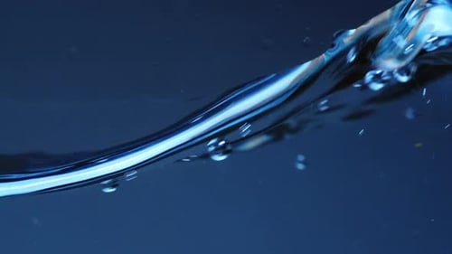 Abstract Close-Up of Water Waves