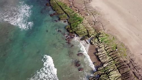 Aerial view of the sea
