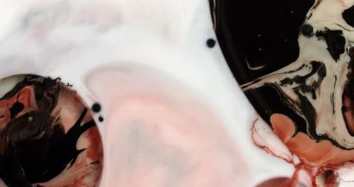 Abstract Liquid Forms Swirling in Mesmerizing Patterns