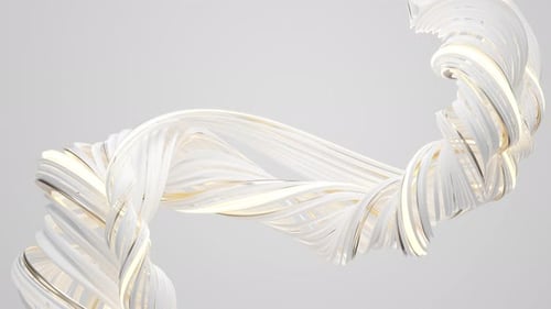 Lignes courbes fluides en boucle abstraite