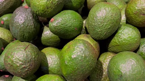 Avocado auf der Theke Slider Shot