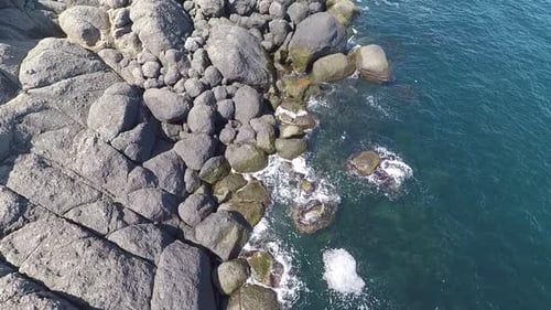 Aerial Cliff and Wave