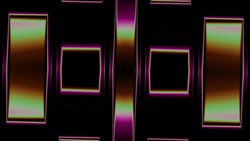 Strobe Rotaiting Multicolor Disco Background VJ Loop