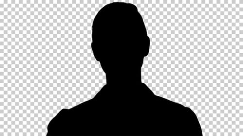 Mulher de silhueta, Alpha Channel