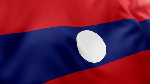 Flagge von Laos