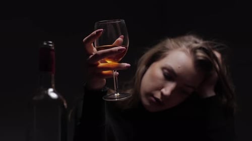 Woman With Alcohol Problem