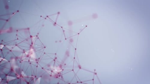 Abstract Digital Network Plexus Loop Background